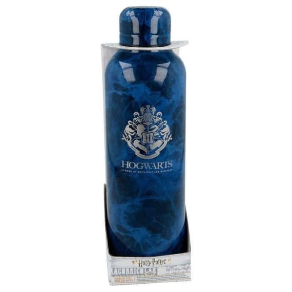 Flaska - Harry Potter - 515ml - Rostfritt stål - Cylindrisk - Blå