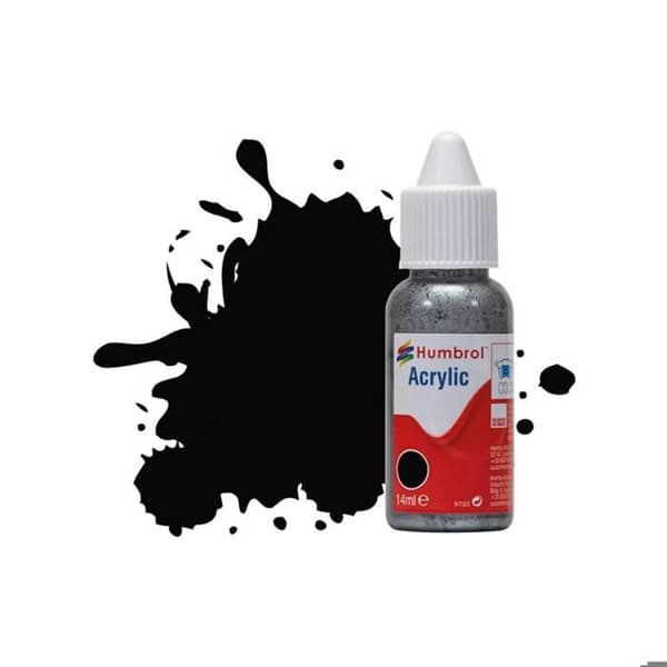 Målning N°85 Svart - Satin : Akryl : 14 ml