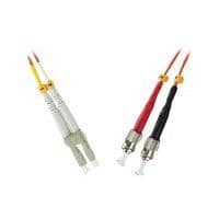 MicroConnect - Nätverkskabel - LC/PC multimode (M) - ST/PC multimode (M) - 2 m - optisk fiber - 50 / 125 mikron - OM1 - orange