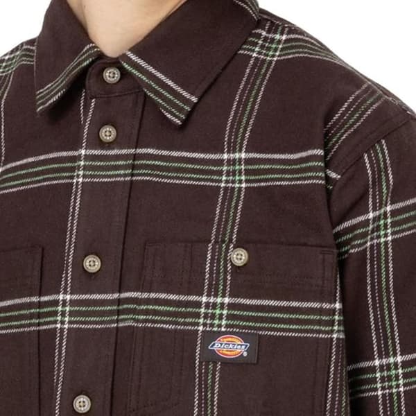 Mörkgrön/Grön Skjorta Herr Dickies Warrenton