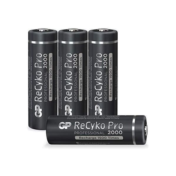 GP ReCyko+ Pro 4 AA batterier Mignon 2900434370001