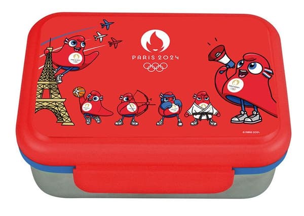 PARIS 2024 OLYMPIC GAMES - Snackbox i rostfritt stål