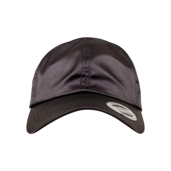 Keps - Flexfit - Låg profil satin - Ljusrosa - 100% polyester - Klassisk stil