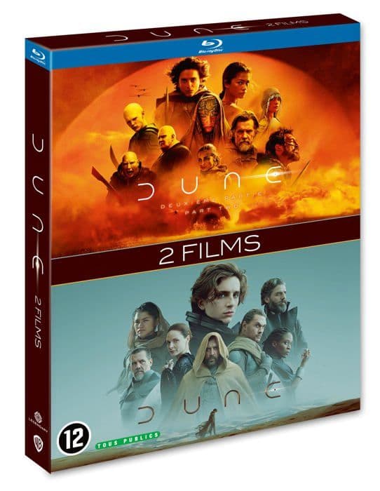 Blu-ray-film Warner hemmavideo Dune / Dune: Part Two Blu-ray