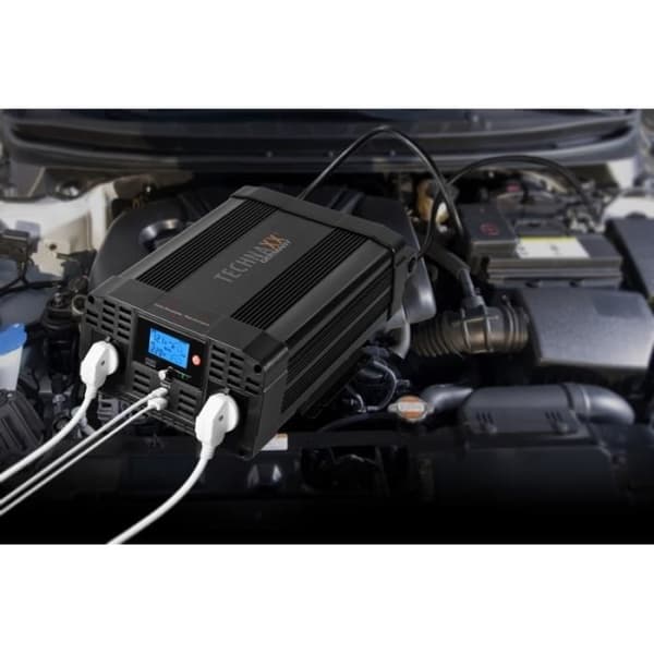 Växelriktare - TECHNAXX - TE22 - 2000W - 12V - Överströmsskydd