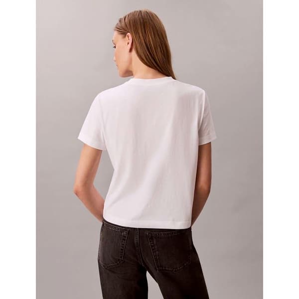 T-Shirt Ck Jeans Ss Ajusté Script Cal
