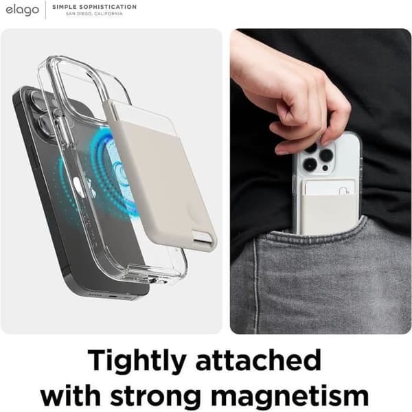 Elago silikon magnetkortfodral för MagSafe Stone