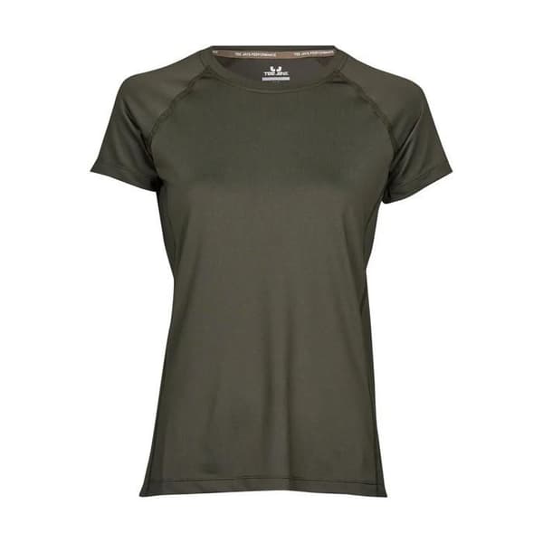 Topp dam Tee Jays Cooldry - djupgrön