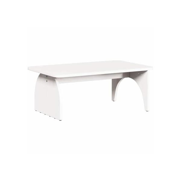 Massiv trä soffbord - vidaXL - Vit - 80x50x31 cm - Rustik furu - Rektangulär form - Inomhusbruk