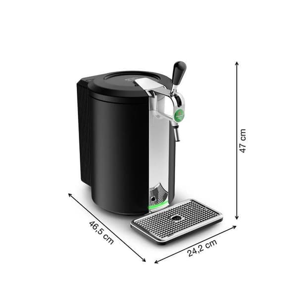 KRUPS Beertender® Kompaktmaskin för öl på fat, 5 L fat, VB450E10