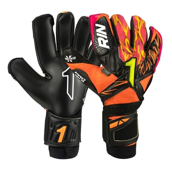 Rinat Egotiko Pro målvaktshandskar - orange/svart