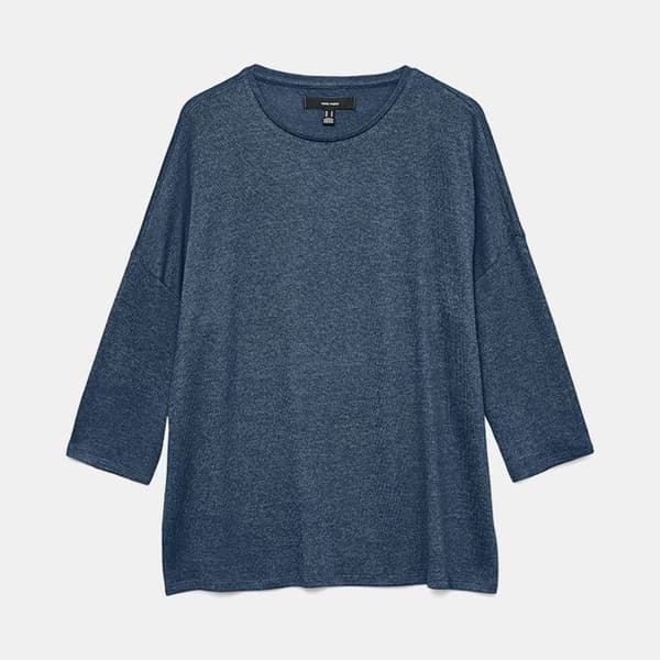 Pull fin 3/4 brianna col rond Dam VERO MODA