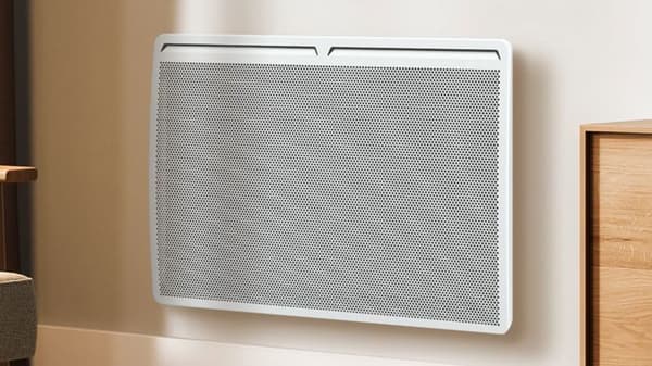 Radiator Panel strålnings LCD Aluminium Vit 1000W LOGAN Carrera