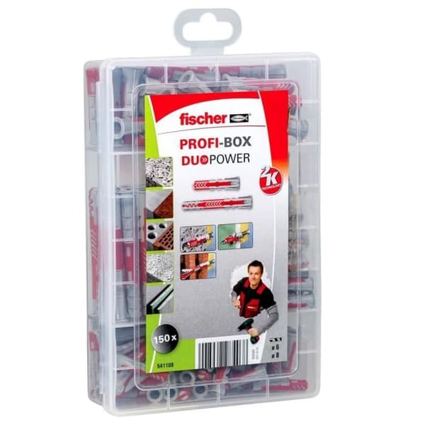 Fischer PROFI-BOX DUOPOWER dymlingssats lång-kort 150 st