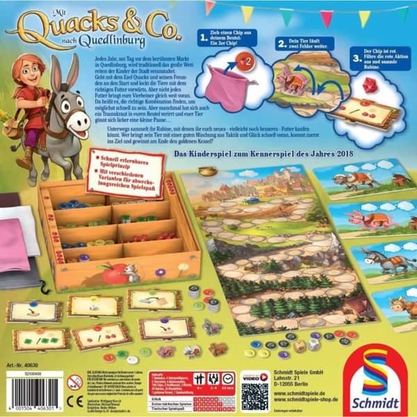 MED QUACKS OCH CO. EFTER QUEDLINBURG, BARNSPEL FÖR KNOWS