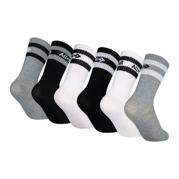 Converse CHN Basic Wordmark Crew barnstrumpor (x6)