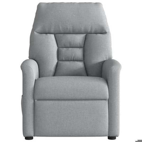 vidaXL Recliner Grå Tyg 4015542