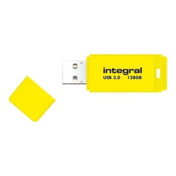 INTEGRAL Neon USB-nyckel - 32 GB - USB 3.0 - Gul