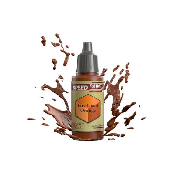 Monolager akrylfärg - The Army Painter - Eldjätte Orange - 18ml - Icke giftig - Stark mättnad