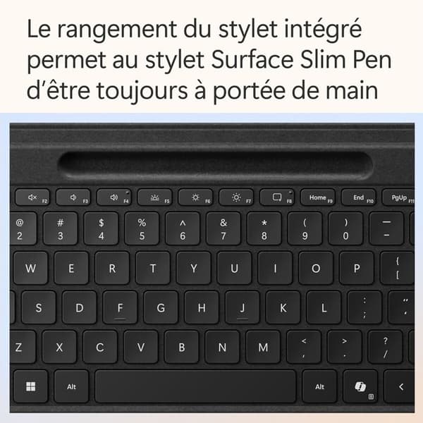 Tangentbord för Microsoft Flex för Surface Pro 13 tum med Surface Slim Pen - Svart