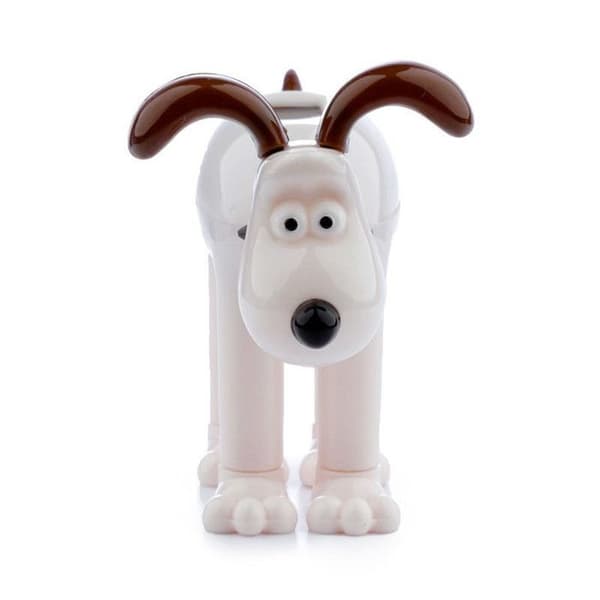 Figur - PUCKATOR - Gromit - Drivs av solenergi - Ingen batteri - Höjd 9 cm