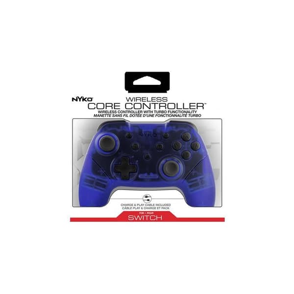 Spelkontroll - NYKO - Core Blue - Blå - Trådlös - Kompatibel med Nintendo Switch