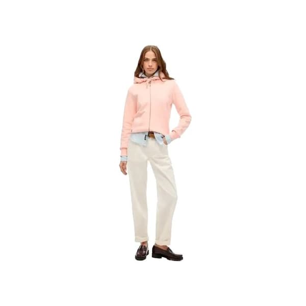Sweat Superdry Dam Essential Rose Coton