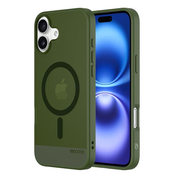 Coque iPhone 16 Plus - Incase - Slim Case MagSafe - Grön Highland - Semi-rigidh - Elegant