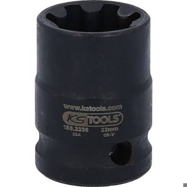 KS Tools AS 22 Krom Molybden Bromskolv Hylsnyckel