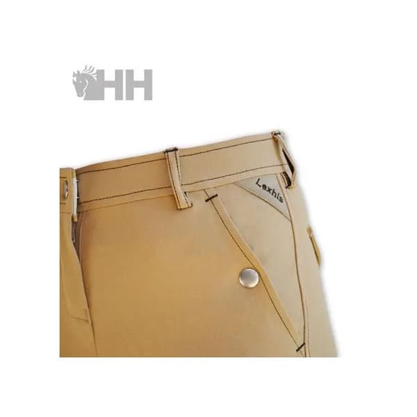 Lexhis Macra Adhesion mid grip ridbyxor för kvinnor - beige