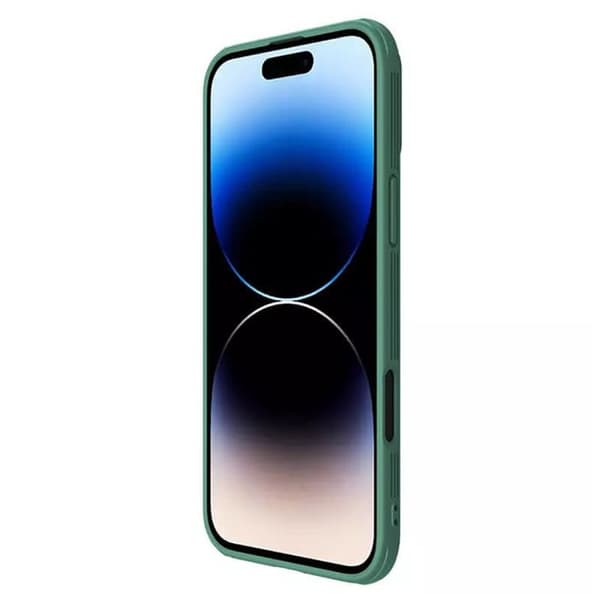 Telefonfodral - Nillkin - CamShield Pro - iPhone 16 Pro Max - Grön - Förstärkt skydd