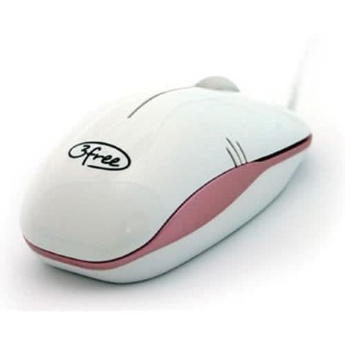 3gratis 3F-MCM101-WO, optisk, USB, 800 DPI, 60g