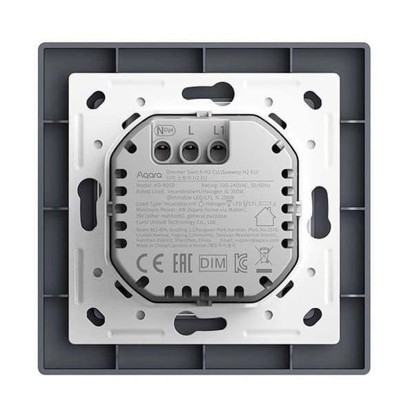 Dimmerbrytare - AQARA - H2 EU - Zigbee - Thread - Intelligent Multifunktion
