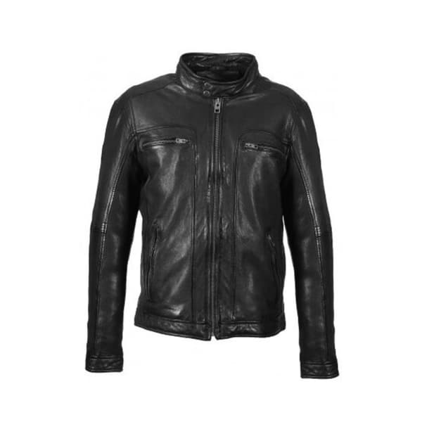 Läderjacka Oakwood Drink Ref 66826 Svart