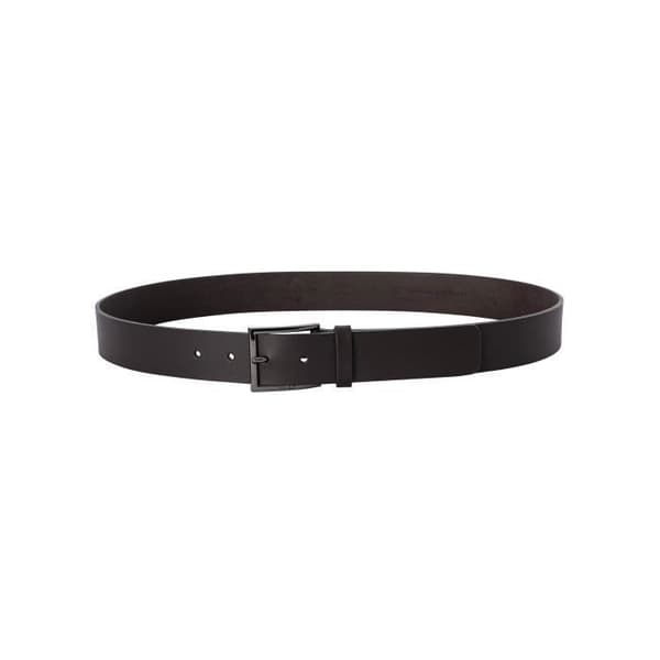 HUGO läderbälte för män - Brun - Logotypspänne - Bredd 4 cm
