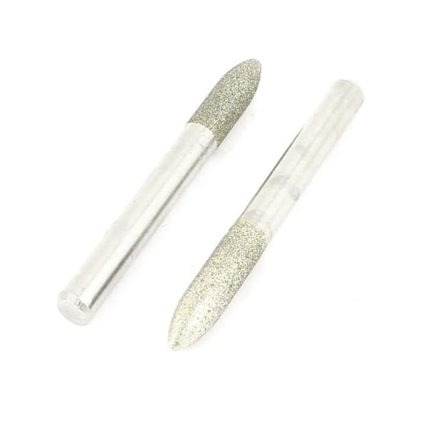 2st 6mm Dia skaft för diamantslipning Fästpunkt Längd 60mm
