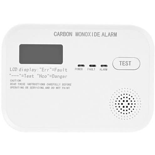 Koldioxiddetektor - PROFIL - 10 år - 3 LR06/AA-batterier inkluderade - LCD-skärm