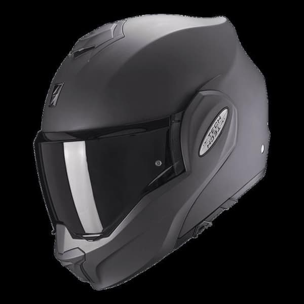 Scorpion Exo-Tech Evo Solid ECE 22-06 modulär motorcykelhjälm - matt antracit - XS