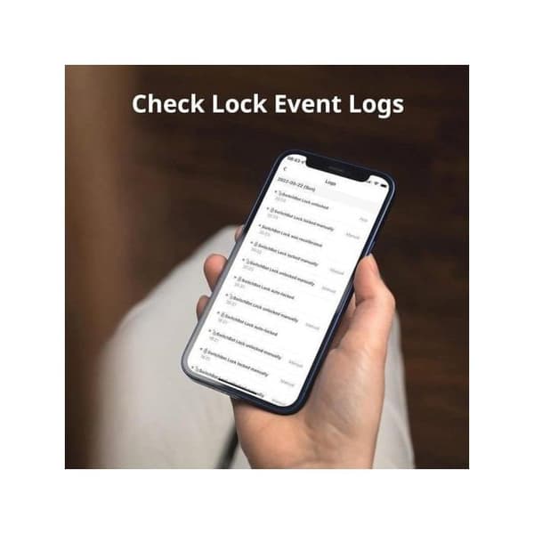SwitchBot Smart Keypad Touch för SwitchBot Lock, Keyless Fingerprint Access, IP65 Waterproof, Support Passwords