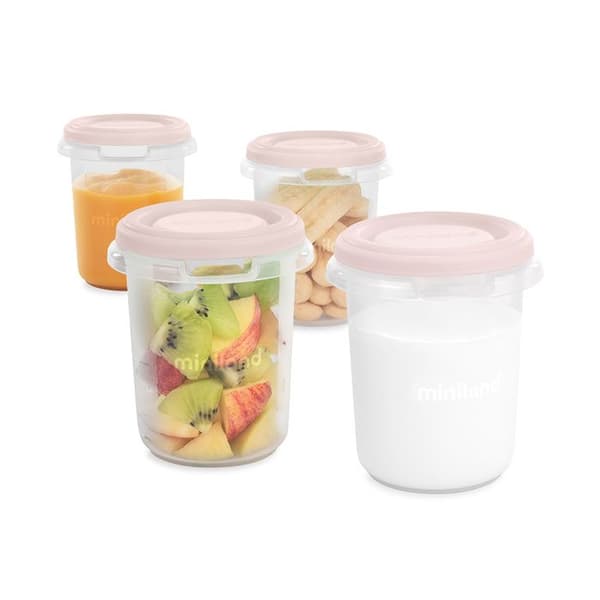 Set med 4 hermetiska burkar på 250 ml Hermisized Candy