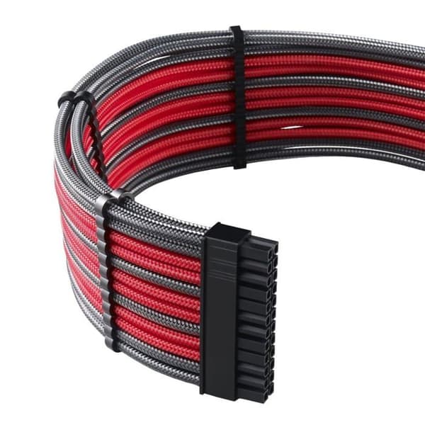 CableMod PRO ModMesh RT-serien ASUS ROG / Seasonic kabelsatser - kol/röd 0,000000