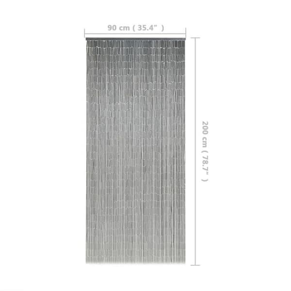 vidaXL Bambu Insektsdörr Gardin 90 x 200 cm