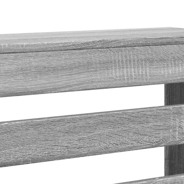 vidaXL Element för värmeelement Sonoma grå 175x20x82 cm ingenjörsträ, säkerhetskrage för värmeelement, högt värmeelement, värmeelement med 852713