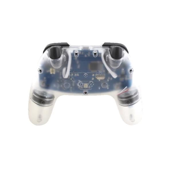 NYKO Trådlös Core Clear-kontroll för Nintendo Switch - Transparent med vibration