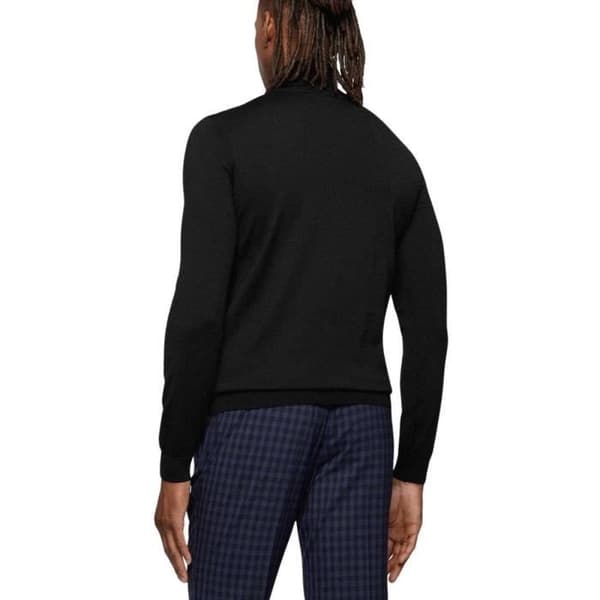 Slim fit rullkrage MUSSOP Svart