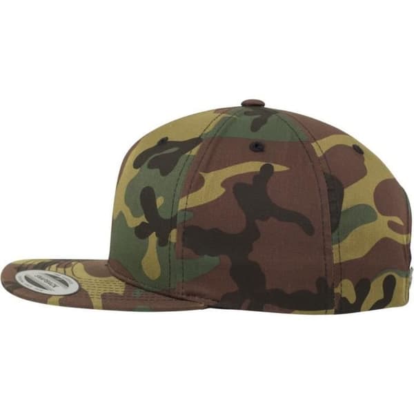 Snapback-cap - Flexfit - Woodland Camo - One size - 60% bomull - 40% polyester