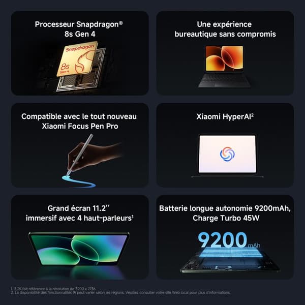 Xiaomi Pad 8 Grå 8GB 128GB Snapdragon® 8s Gen 4