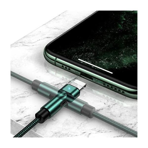 USAMS Lightning-kabel för iPhone 1m färg Svart