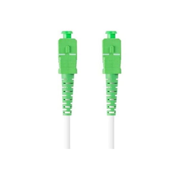 Fiberoptisk kabel - Lanberg - 20m - Mono SC/APC - Simplex G657A2 - LSZH Vit