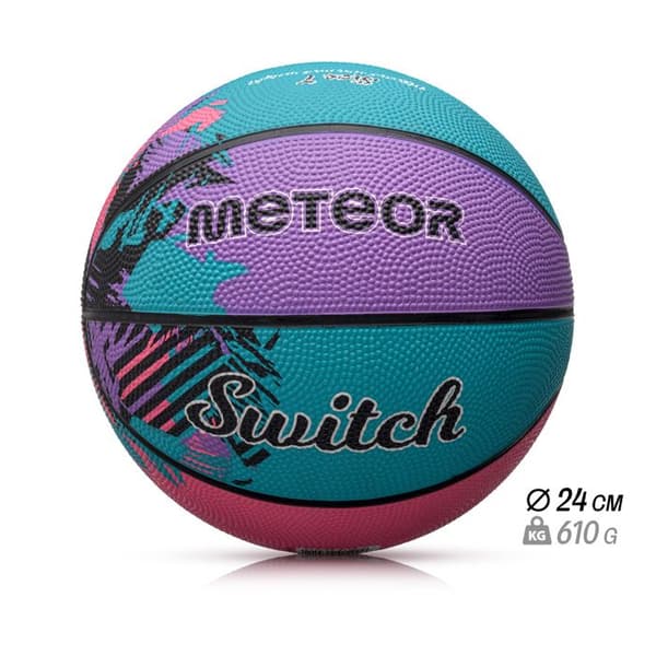 Basketboll - METEOR - Meteor Switch - 8 paneler - Storlek 7 - Utomhus/Inomhus
